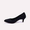 imogen black casual court shoes for mens