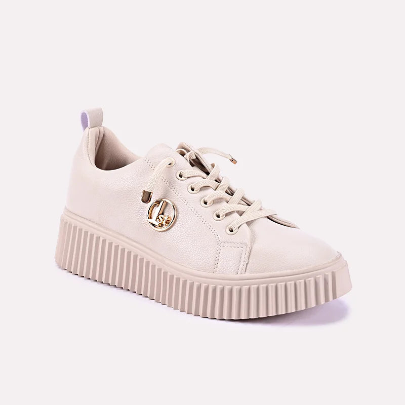 inez fawn thick sole sneakers