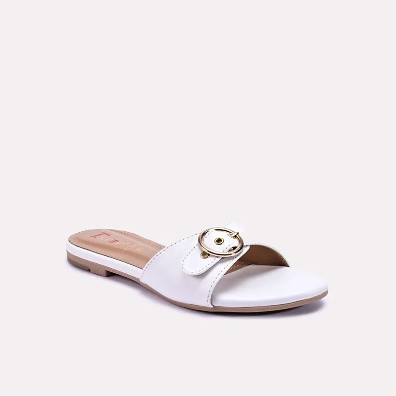 ira white casual flats