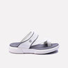 isaac men white casual slippers