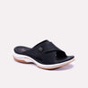 isabeauty black chunky casual slippers