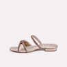 isadora gold fancy slippers for women