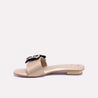 isoleda gold fancy flats for women