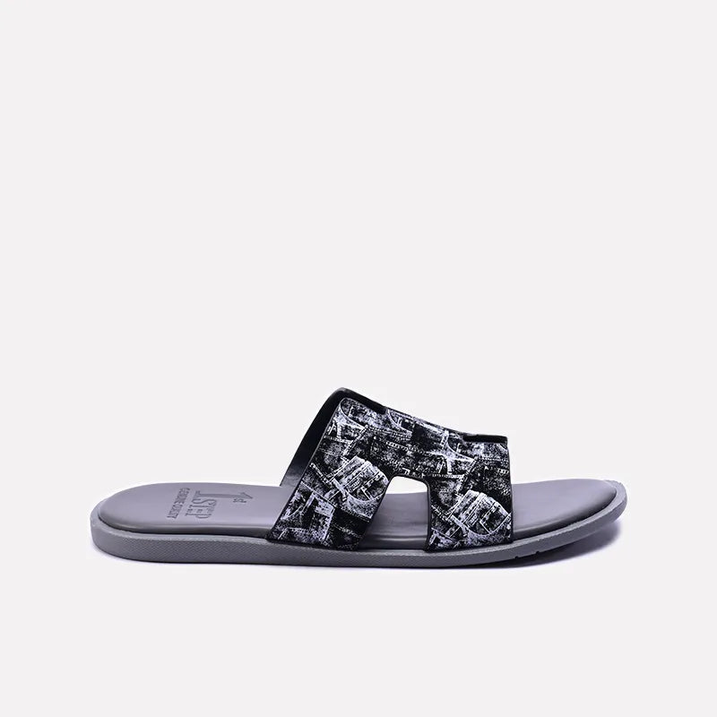 jason men gray casual slides