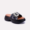 jessie black chunky soft slippers