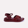 jocasta women maroon comfy sandals