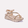 jocelyn gold chunky soft sandals