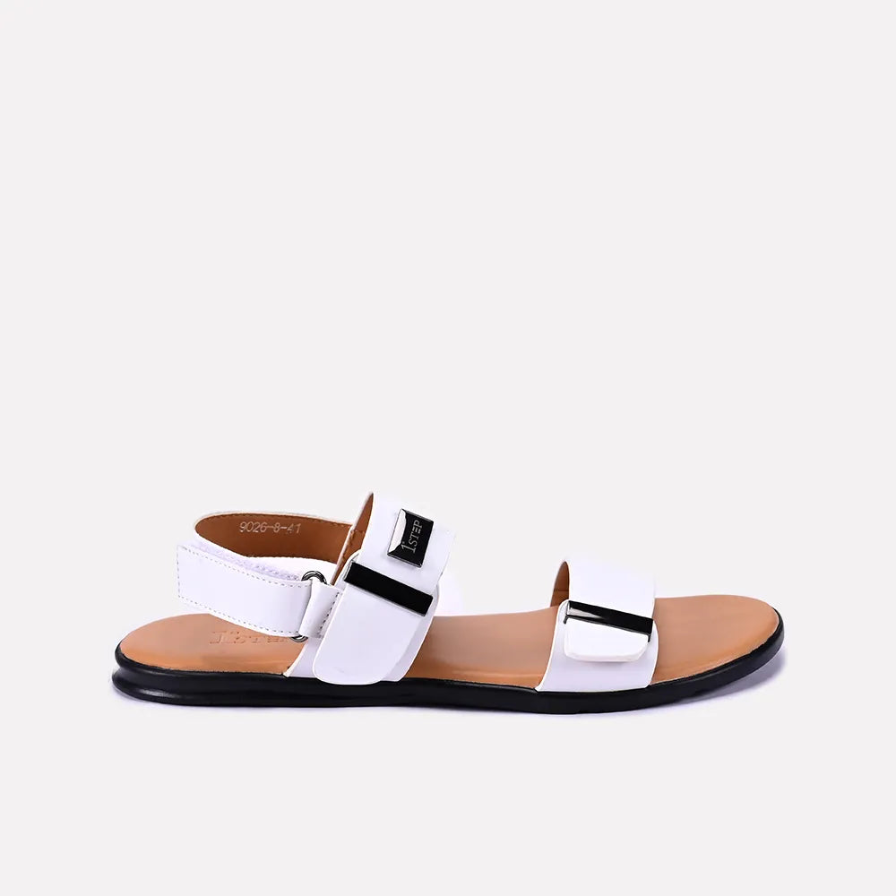 jonathan men white casual sandals