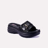 jordan black chunky slippers