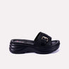 jordan women black chunky slippers