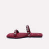 josephine maroon fancy slippers for women