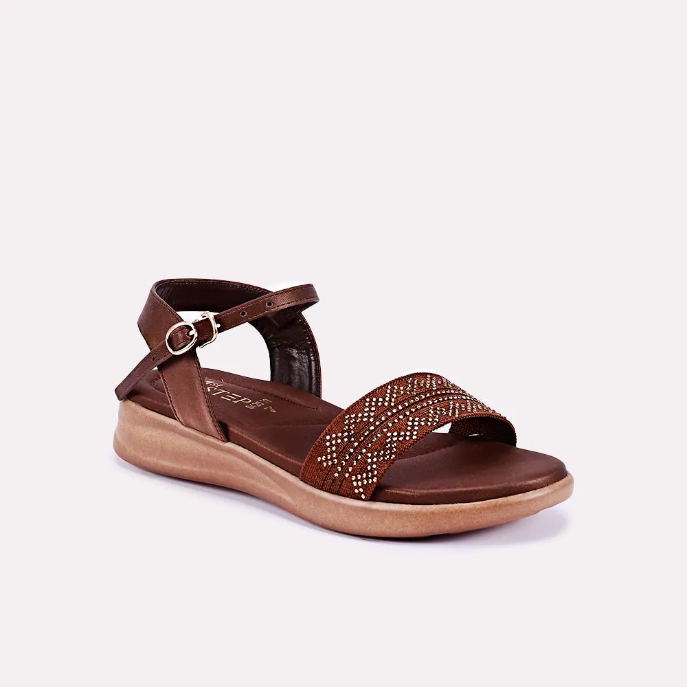 joy brown soft sandals