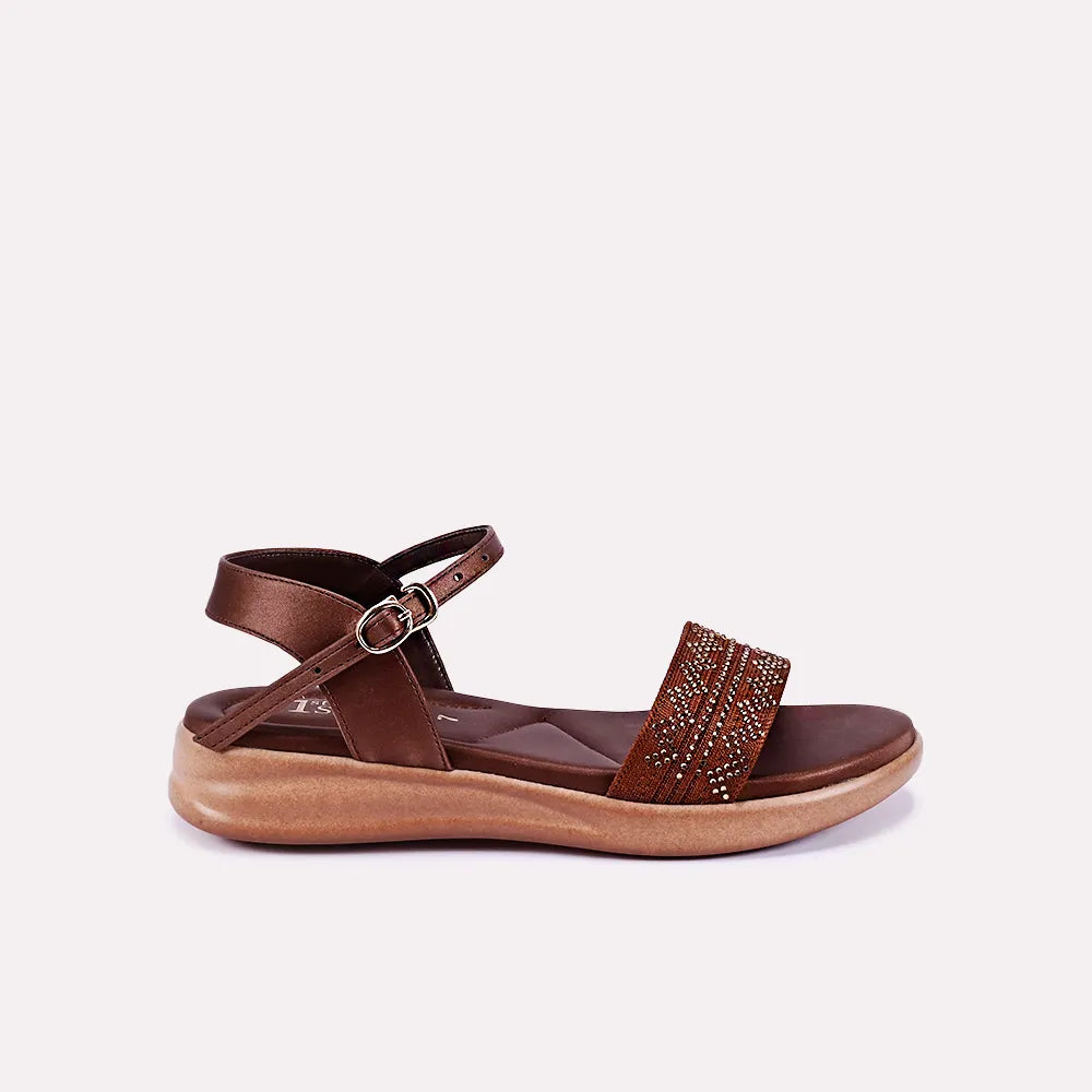 joy women brown soft sandals