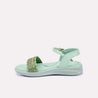 joy light green soft sandals for women