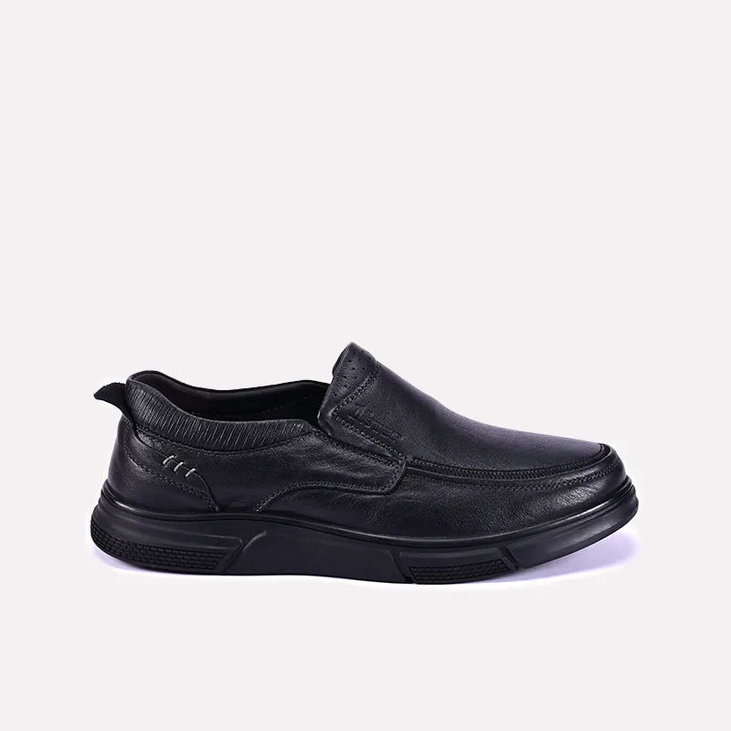 jude men black casual shoes