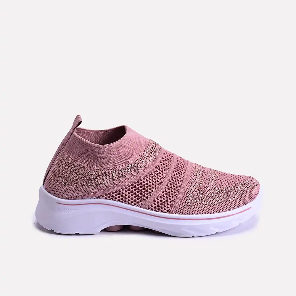 julia pink women slip on sneakers