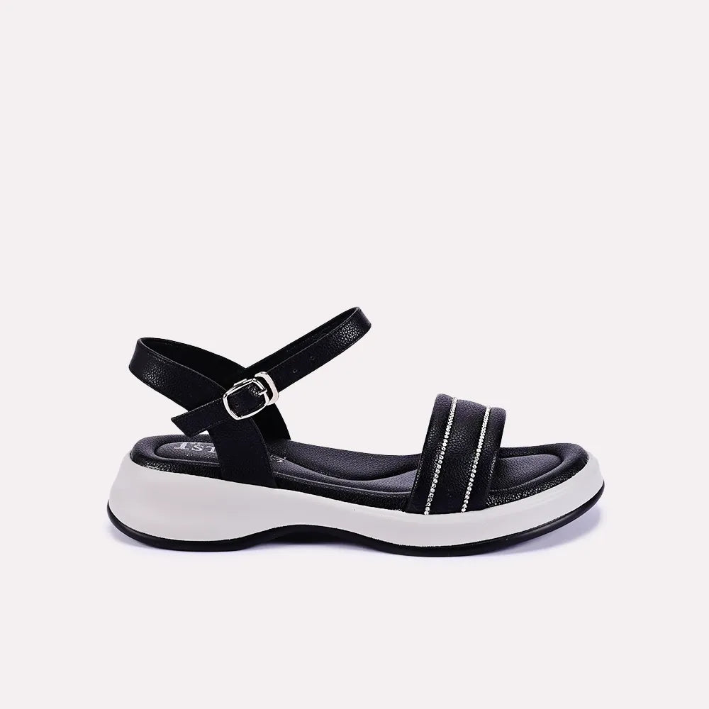 juliet women black soft sandals