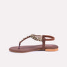 kaelin brown fancy sandals for women