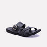 kairos black casual slippers