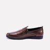 kingston brown slip on dress shoes for women