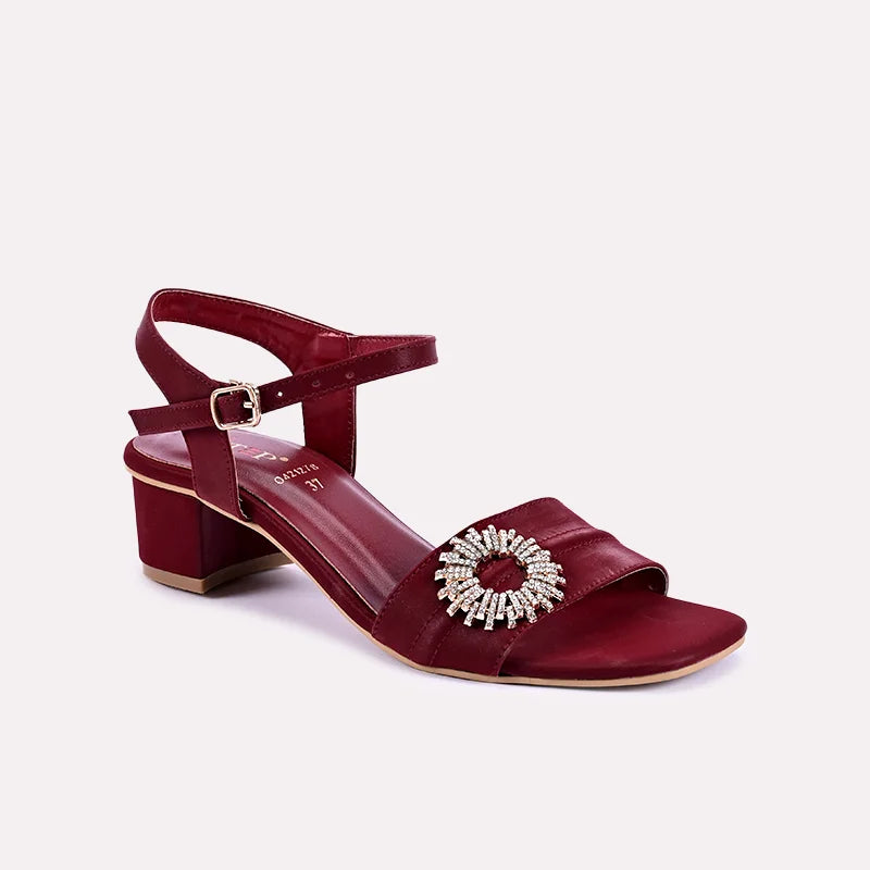 kira maroon casual sandals