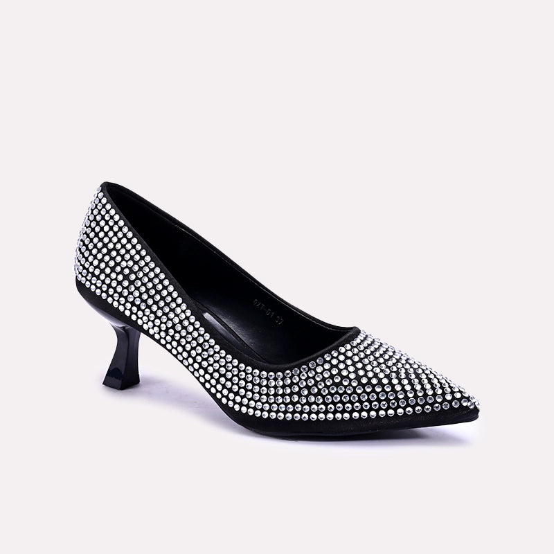 kirkland black fancy pumps