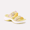 kyra yellow chunky comfy slippers