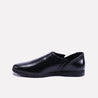 landon black slip on dress shoes for women