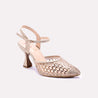 lantia gold bridal pumps