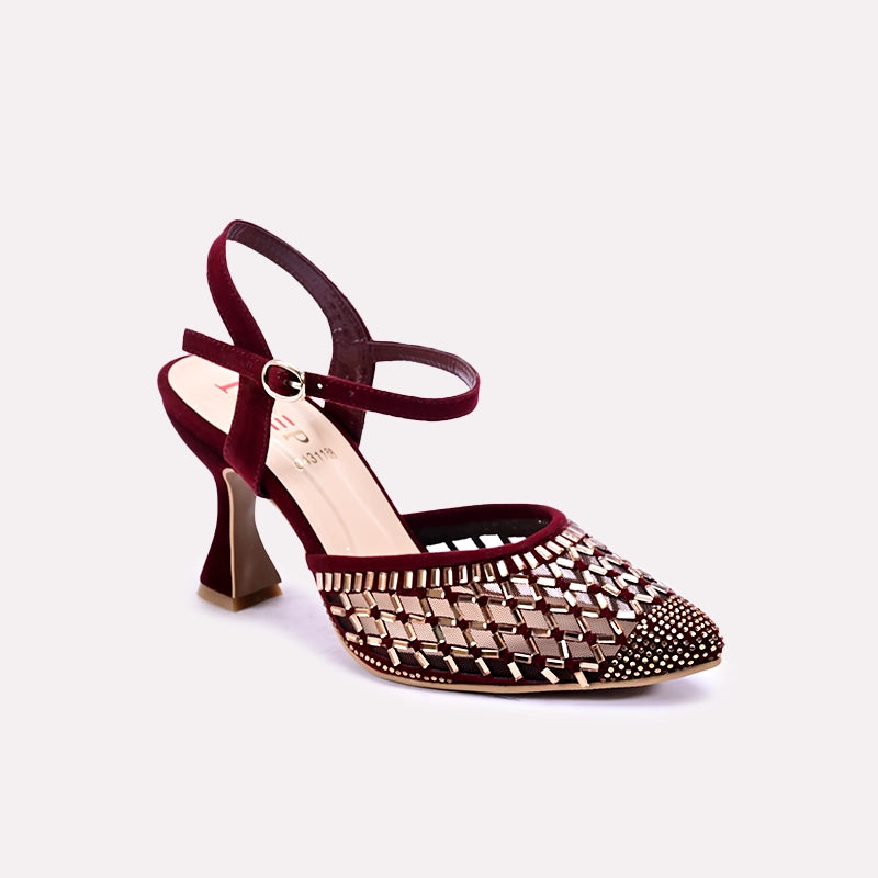 lantia maroon bridal pumps