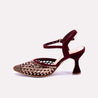 lantia maroon bridal pumps for women