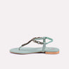 lark light green fancy sandals for women