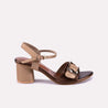 lavinia women brown block heel sandals