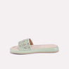 layla green fancy slippers for women