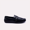 leander mens black buckle loafers