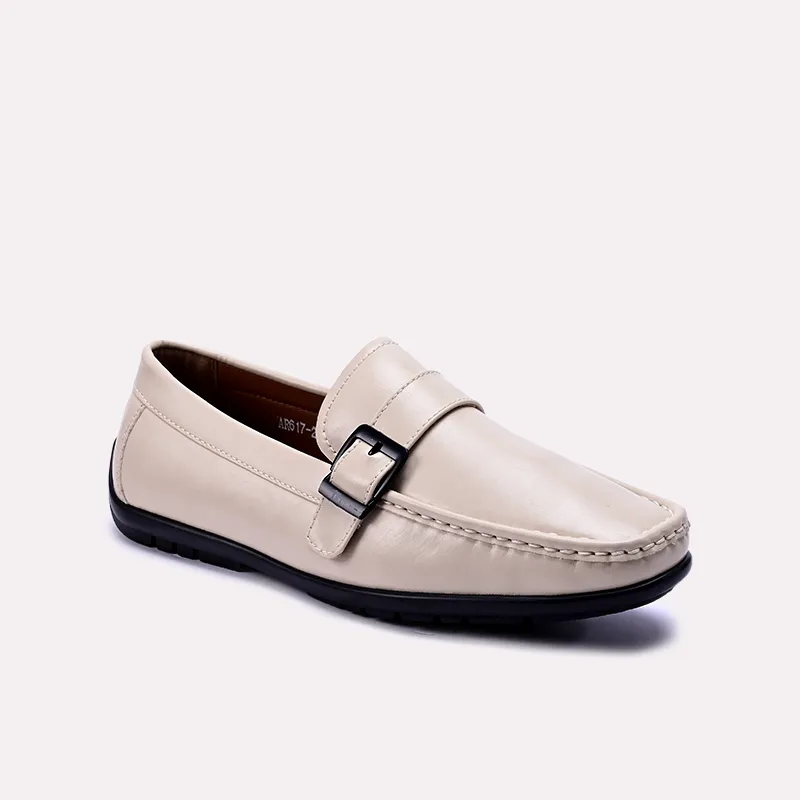 leander fawn buckle loafers