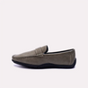 leander gray buckle loafers for men