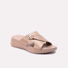 leslie light brown comfy slippers