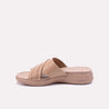 leslie light brown comfy slippers for women