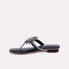 lillian black fancy slippers for women