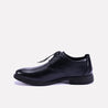 lincoln black derby dress shoes for men