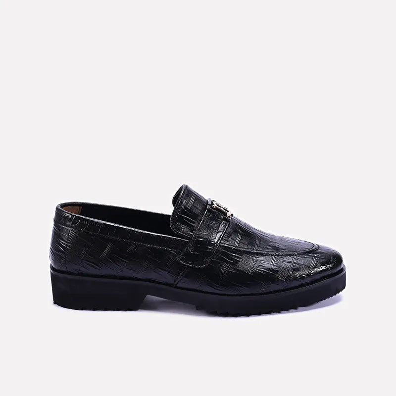 lyndon mens black casual shoes