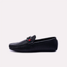 lysander black perforated loafers for men