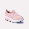 mabel pink slip on sneakers