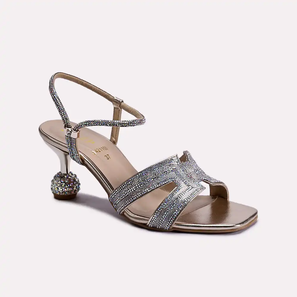 madeline gold bridal sandals