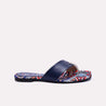 madison women blue fancy slippers