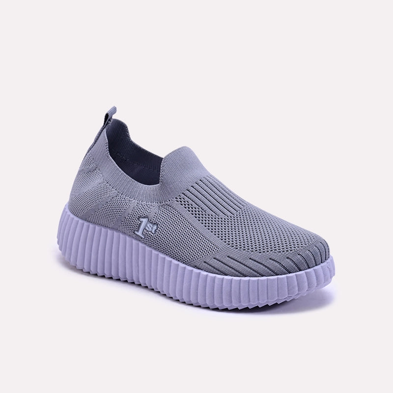 Maelis Gray Slip On Sneakers