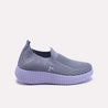 Maelis women Gray Slip On Sneakers