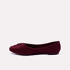 margot maroon casual pumps for women