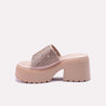 marina fawn chunky casual slippers for women